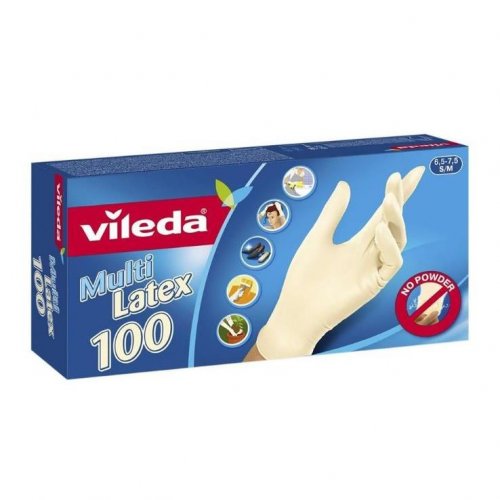 Mănuși Vileda Multi Latex 100 buc. 146087