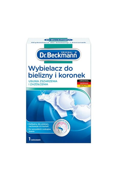 Bleachuri și amidon - Dr. Beckmann Bleachers pentru lenjerie și dantelă 2x70g - 