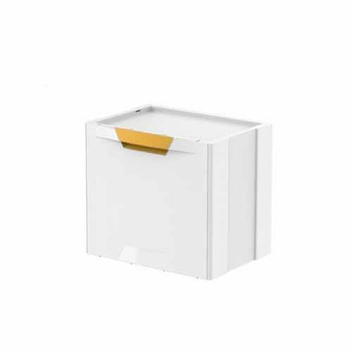 Containere pentru segregarea deșeurilor - Coș de gunoi Ecocubes 22l alb și galben de segregare eco Meliconi - 