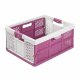 coșuri - Coș de cumpărături pliabil Keeeper Lea 32l Purple-White 1029 - 