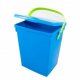 Recipiente de pulbere - Container de praf Albastru Verde alb lucios - 
