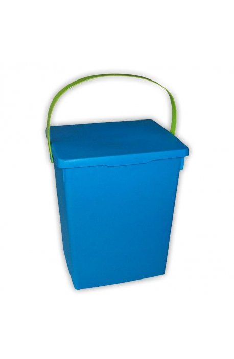 Recipiente de pulbere - Container de pulbere albastru verde alb mat - 