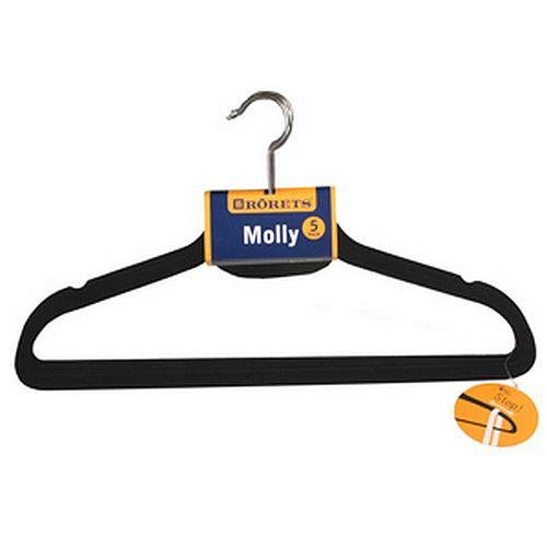 Rorets Hangers Molly 5buc Negru 294301