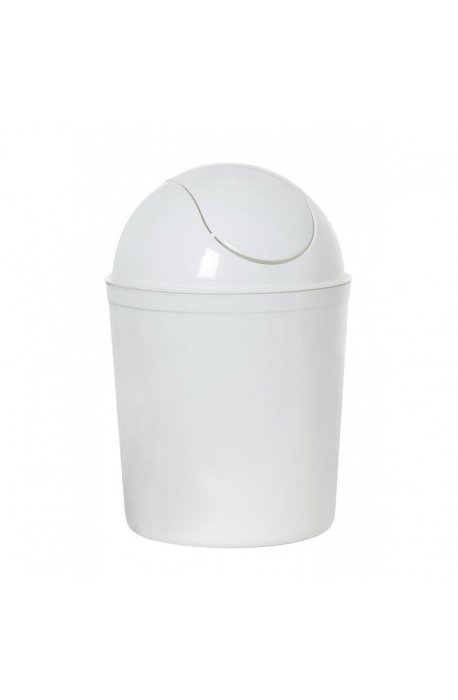Containere pentru segregarea deșeurilor - Coș de echipă Plast 5l Swing Casa 1345 Alb - 