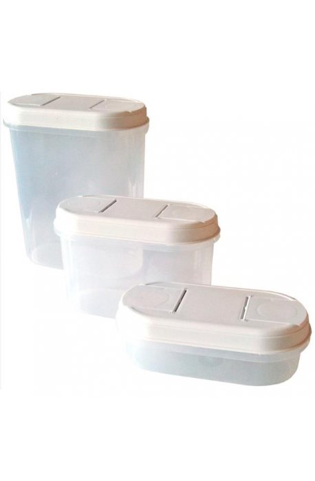 Containere alimentare - Distribuitoare pentru echipamente Plast 3 buc Mix Dimensiune 1123 Alb - 