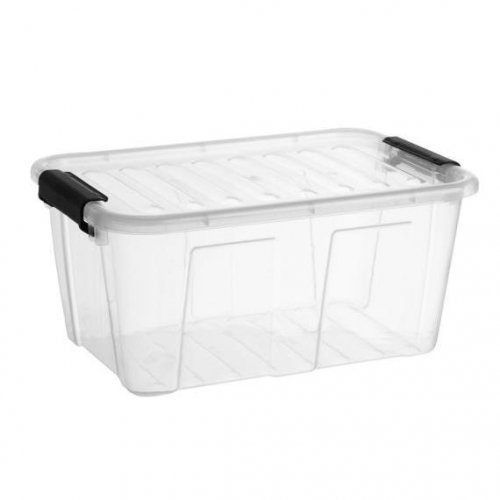 Cutie de acasă cu containere Plast 8l cu mâner negru 2238