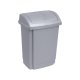Containere pentru segregarea deșeurilor - Coșul de balansare din echipament Plast 25l argint 1341 - 