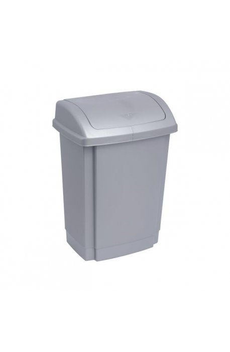 Containere pentru segregarea deșeurilor - Coșul de balansare din echipament Plast 25l argint 1341 - 