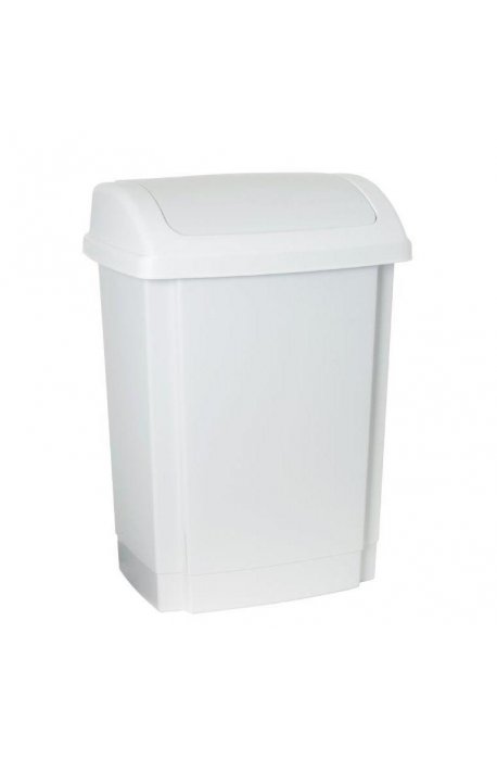 Containere pentru segregarea deșeurilor - Coșul de balansare din echipă Plast 25l alb 1341 - 