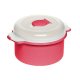 Containere alimentare - Recipient pentru echipamente plastice pentru cuptor cu microunde 0,5l 3106 roșu rotund - 