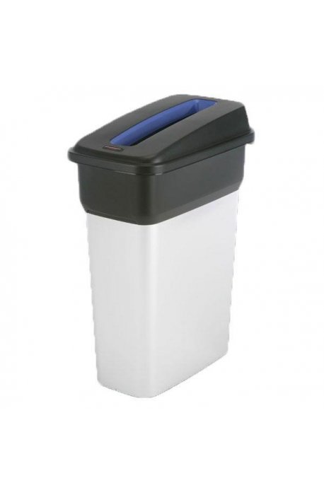 Containere pentru segregarea deșeurilor - Coș Vileda Geo Metalic 55l 137660 + hârtie alb-negru Vileda Professional 13766
