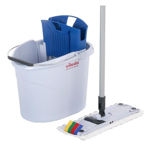 Seturi de curățare - Vileda Mini Starter Kit cu dispozitiv cu ultrasunete + Mop 133414 Vileda Professional - 