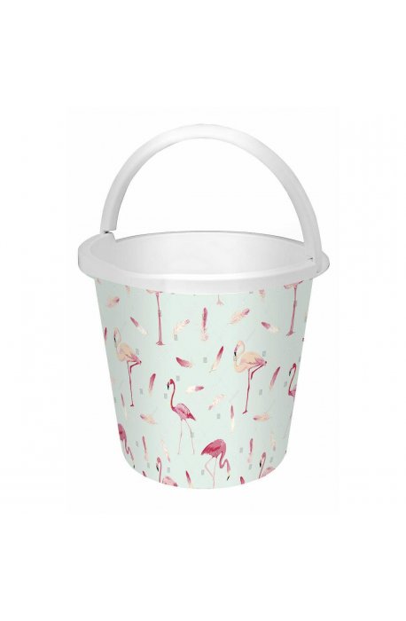 cupe - Cupa Branq 10l cu imprimare Flamingo 1201 - 