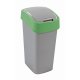 Coșuri înclinate - Curver Hheded Trash Can Pacific Flip 50l Green 195022 - 