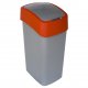 Coșuri înclinate - Curver Hheded Trash Can Pacific Flip 50l Red 195024 - 