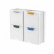 Containere pentru segregarea deșeurilor - Coș de gunoi Ecocubes 22l alb și albastru Segregarea eco Meliconi - 