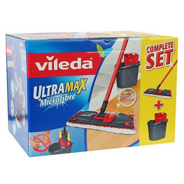 Seturi de curățare - Galeata cu storcator si mop Vileda Ultramax Box 155737 - 