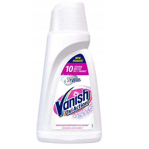 Vanish Oxi Action Stain Remover pentru alb 1000ml