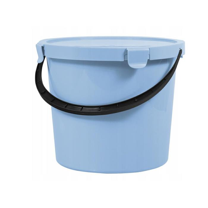 cupe - Wiadro 10l z pokrywą niebieskie Berry 6079 Plast Team - 