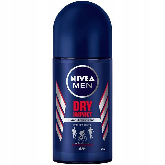 antiperspirante - Nivea Roll-On Men Dry Impact Antyprespirant 50ml - 