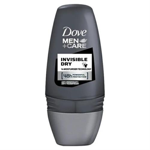 Role anti-transpirant 50ml pentru bărbați uscați Dove Invisible Dry