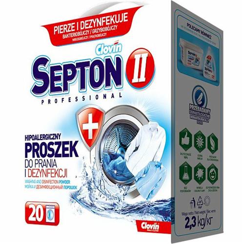 Pulbere de spălat Septon II 2,3 kg Clovin