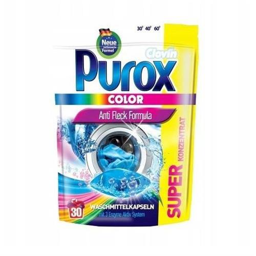 Capsule de spălat Purox Culoare 30buc Clovin