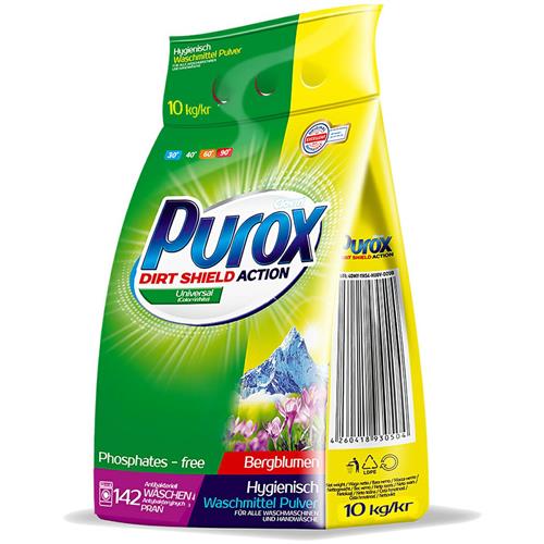 Pulbere de spălat Purox 10 kg clovin universal